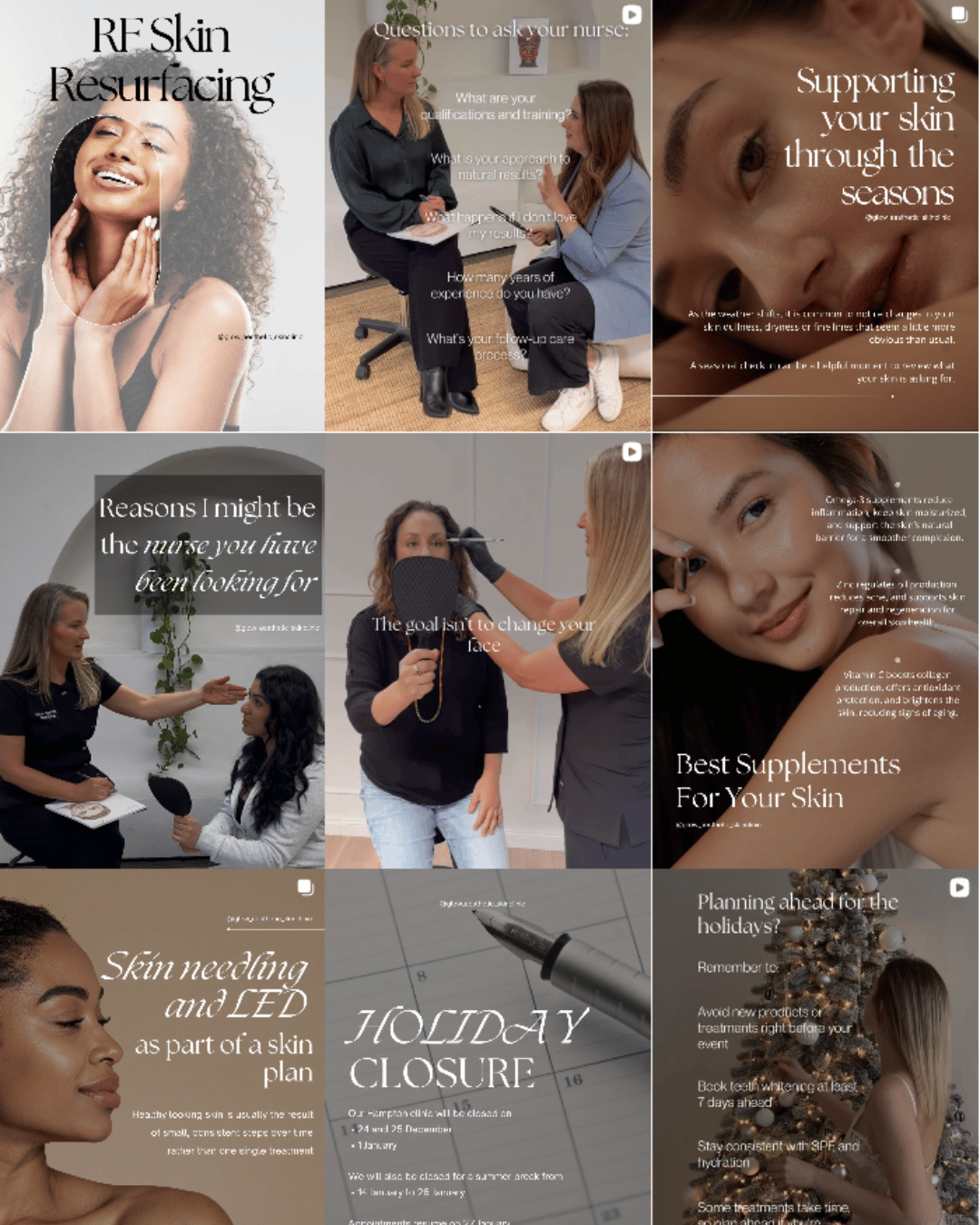 Aesthetic Clinic - Instagram Feed