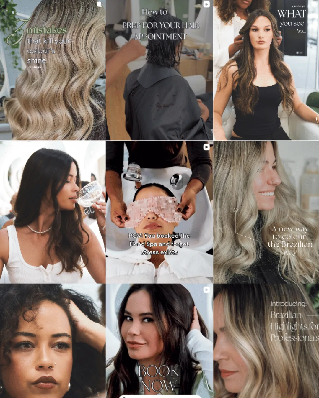 Hair Salon - Instagram Feed